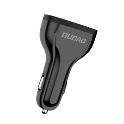 Автомобильное зарядное устройство DUDAO Car Charger QC3.0 3xUSB 18W Black
