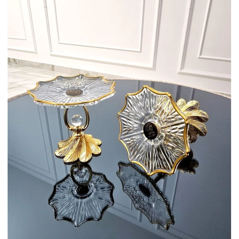 Лимонница Gallery Home GLR-085, прозрачная/золотистая, 14 см, 1 шт Лимонница Gallery Home GLR-085, прозрачная/золотистая, 14 см, 1 шт