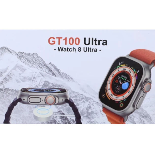 Умные часы Smart Watch GT100 Ultra Orange