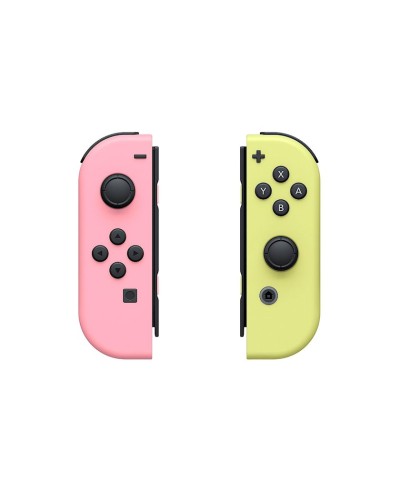 Qeympad Nintendo Switch Joy-Con Controllers Pastel Pink/Pastel Yellow