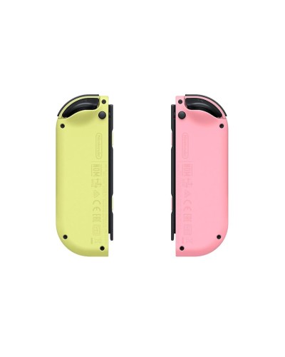 Qeympad Nintendo Switch Joy-Con Controllers Pastel Pink/Pastel Yellow