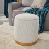 Пуфик 62, ткань, белый, 40x35x35 см Пуфик 62, ткань, белый, 40x35x35 см