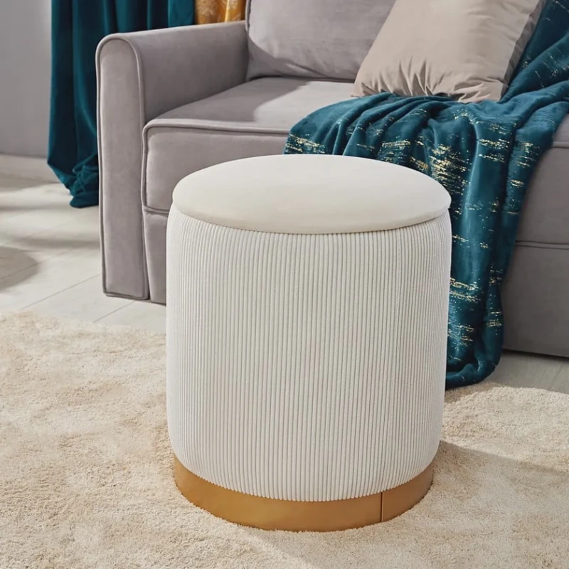 Пуфик 62, ткань, белый, 40x35x35 см Пуфик 62, ткань, белый, 40x35x35 см