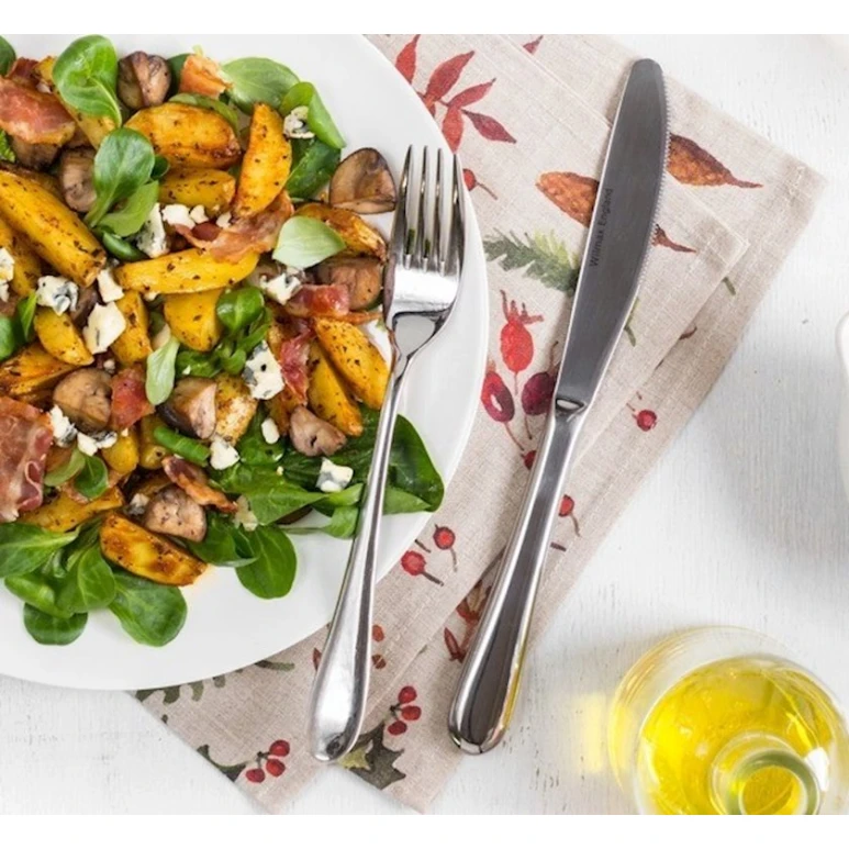 Нож столовый Wilmax Stella 999100/A/B, 22 см, нержавеющая сталь, серебристый Нож столовый Wilmax Stella 999100/A/B, 22 см, нержавеющая сталь, серебристый