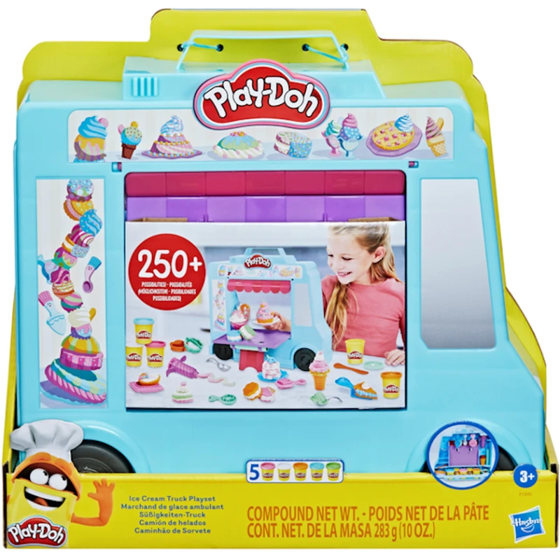 Набор для лепки Hasbro Play-Doh F1390 Ice Cream Truck, 3+ лет Набор для лепки Hasbro Play-Doh F1390 Ice Cream Truck, 3+ лет