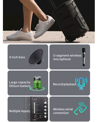 Akustik sistem Edifier A3-8S Black