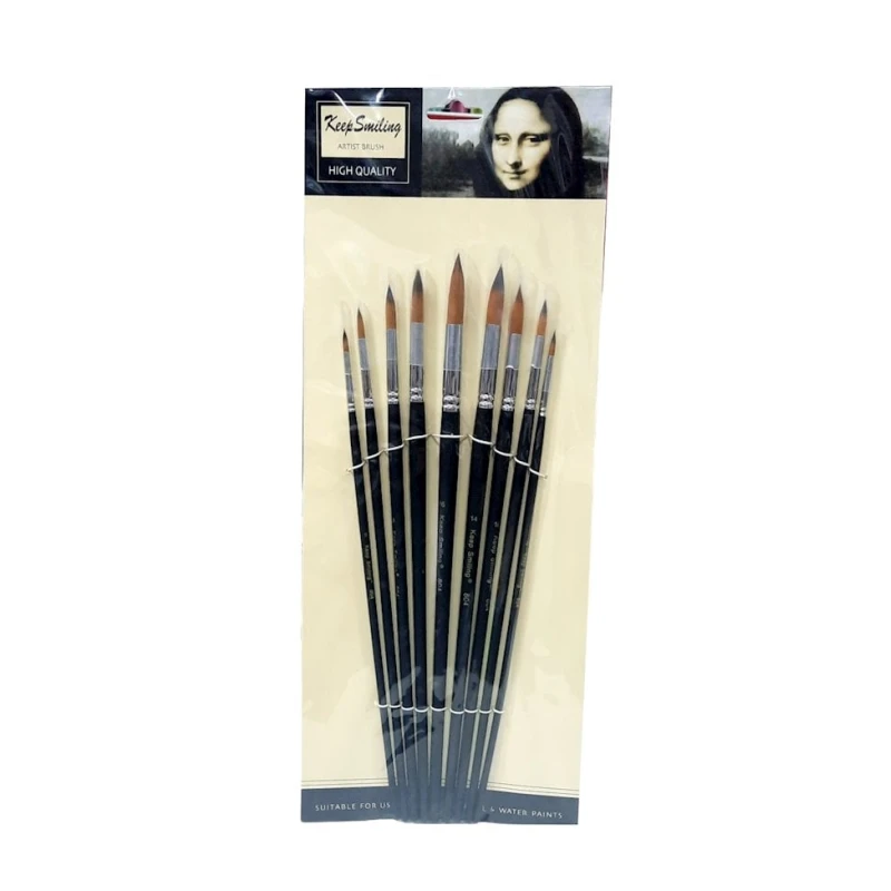 Fırça dəsti Mona Liza ML01, 9 əd Fırça dəsti Mona Liza ML01, 9 əd