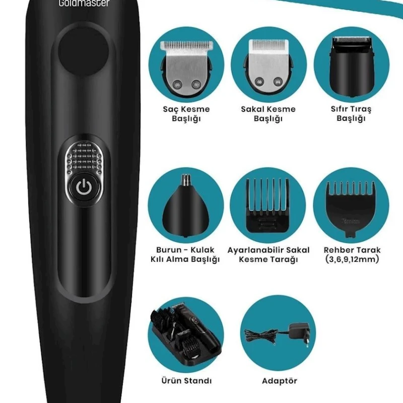 Saç kəsimi dəsti Goldmaster İdol GM-8173 Saç kəsimi dəsti Goldmaster İdol GM-8173