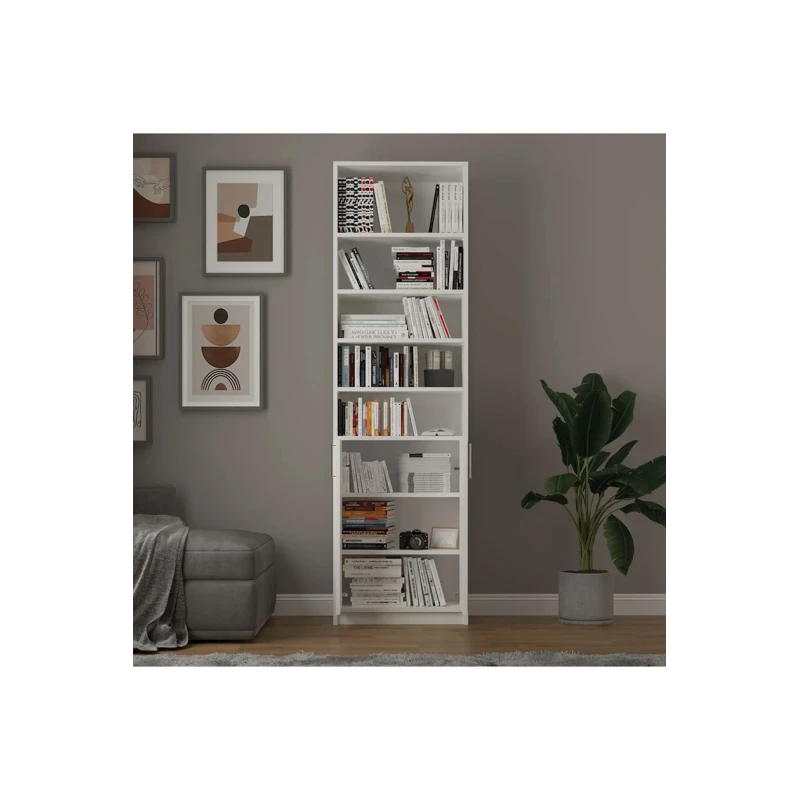 Стеллаж Ev Plus 12115597, ЛДСП, белый, 180x60x30 см Стеллаж Ev Plus 12115597, ЛДСП, белый, 180x60x30 см