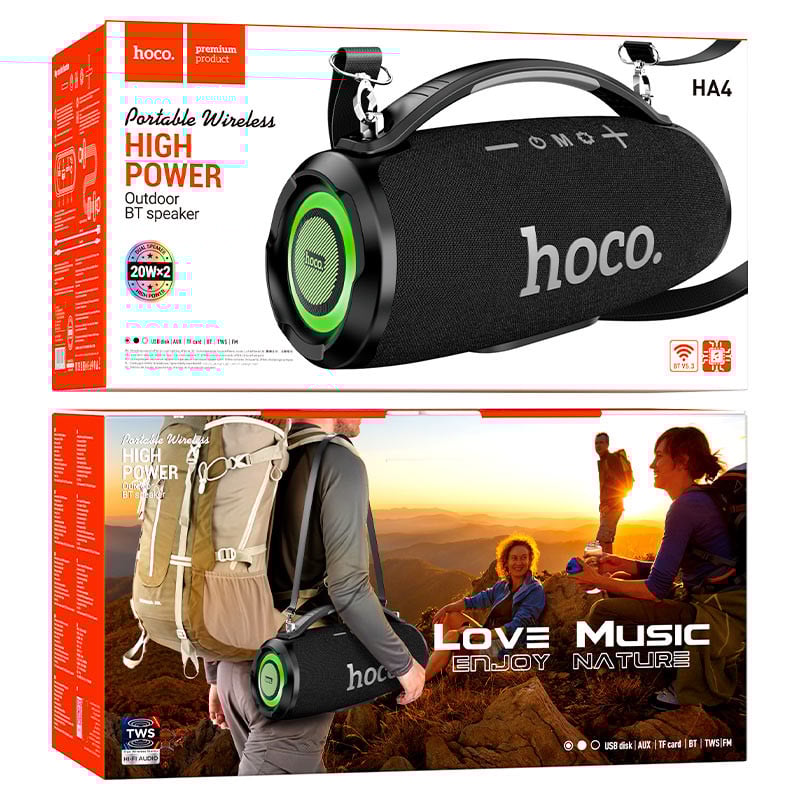 Portativ dinamik Hoco HA4, Qara