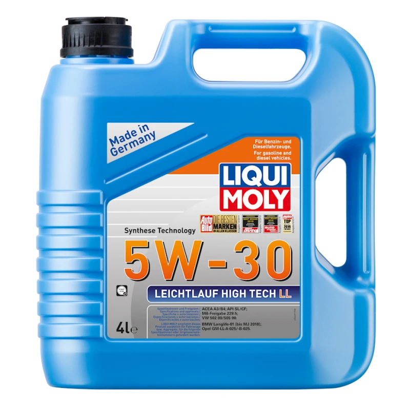 Моторное масло Liqui Moly Leichtlauf High Tech LL 5W-30, 4 л