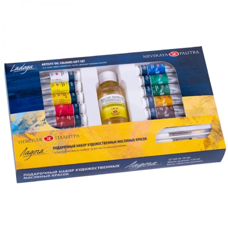 Hədiyyəlik Yağlı boya dəsti Ладога,12х18 (1241967) Hədiyyəlik Yağlı boya dəsti Ладога,12х18 (1241967)