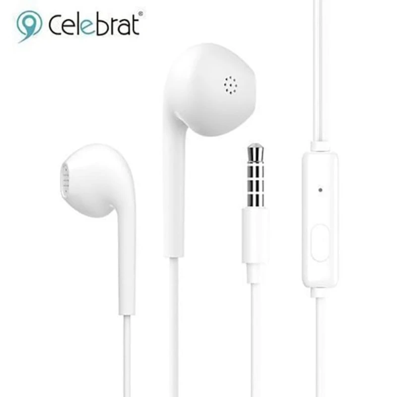 Проводные наушники Celebrat G12 White (6925146950818) Проводные наушники Celebrat G12 White (6925146950818)