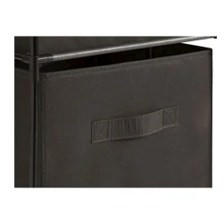 Стеллаж JYSK Damhus 35x35x100 см, черный/серый Стеллаж JYSK Damhus 35x35x100 см, черный/серый