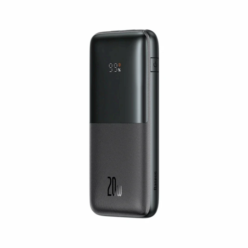 Xarici akkumulyator Baseus Bipow Pro Digital Display Fast Charge Power Bank 10000mAh 20W PPBD040101 Black Xarici akkumulyator Baseus Bipow Pro Digital Display Fast Charge Power Bank 10000mAh 20W PPBD040101 Black