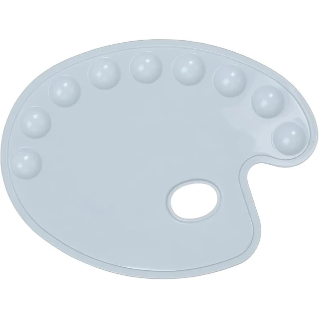 Палитра для смешивания красок Ark 312, для 9 оттенков, белый