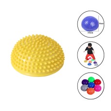 Balans topu , masaj topu, tikanlı top Gymnic 1022, PVC, sarı, 16 sm