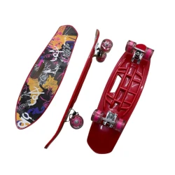 Скейтборд KayKay 3147-SM70 разноцветный, 70 см Скейтборд KayKay 3147-SM70 разноцветный, 70 см