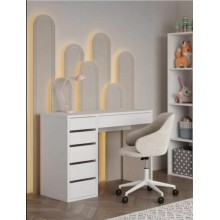 Yazı masası Stellaj HS Group 009, ağ, 105x76x44 sm