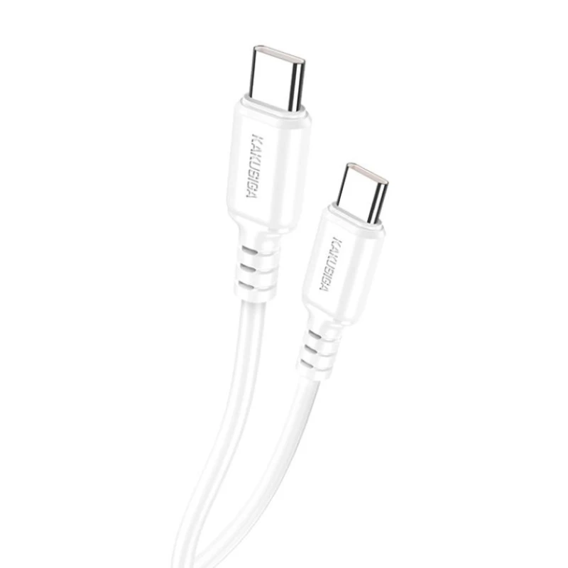 Кабель USB Kakusiga KSC-982 Type-C to Type-C WEIMENG, белый