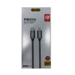 Кабель Dudao L5PRO Type-C to Lightning, 65W, 1 м, Gray