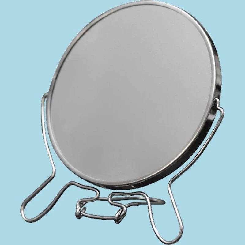 Masaüstü güzgü, yumru, polad, boz Masaüstü güzgü, yumru, polad, boz