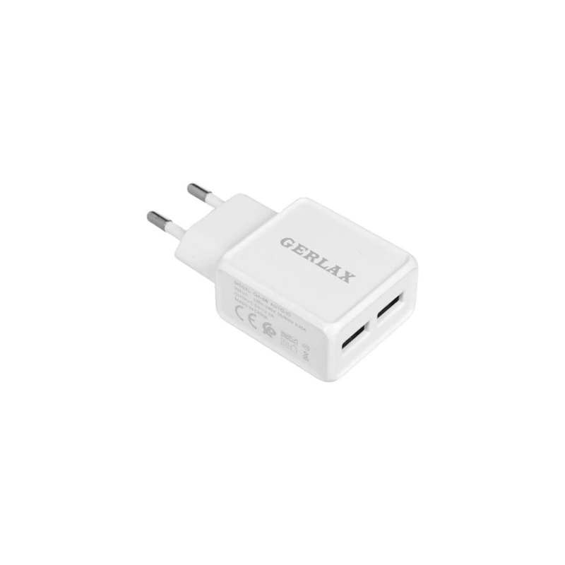 Сетевое зарядное устройство Gerlax GA-08 Micro 10 W, Белый Сетевое зарядное устройство Gerlax GA-08 Micro 10 W, Белый