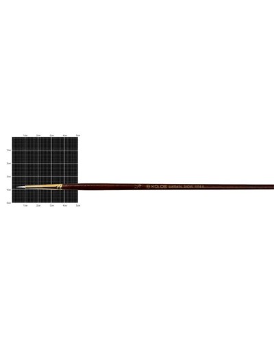 Yumru fırça Kolos Snow 1098R, sintetika, № 00
