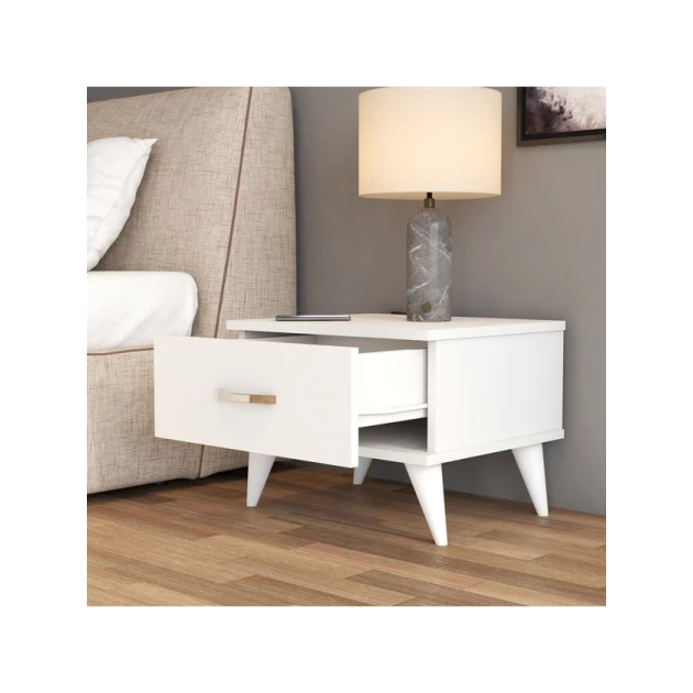 Тумба Ev Plus ev_12116221, ЛДСП, белый, 39.1x52x44.5 см Тумба Ev Plus ev_12116221, ЛДСП, белый, 39.1x52x44.5 см