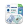 Набор пустышек Chicco Physioforma Light 00071038210000, 6-16 месяца, 100% силикон, 2 шт