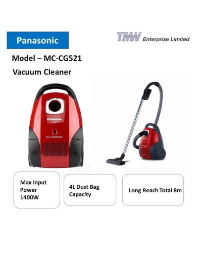 Tozsoran Panasonic MC-CG521R149, qara, qırmızı