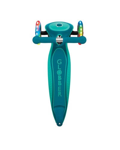 Samokat Globber Primo Foldable Plus Lights 439-107, 3+ yaş, yaşıl