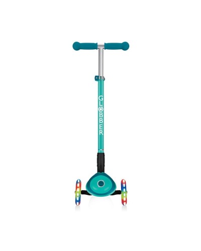 Samokat Globber Primo Foldable Plus Lights 439-107, 3+ yaş, yaşıl