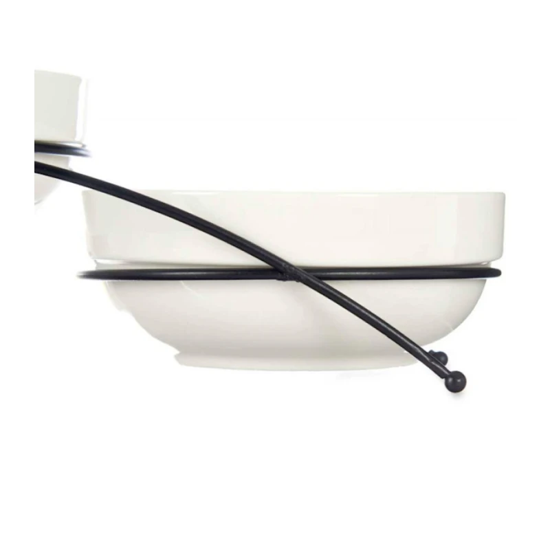 Соусник Arte Regal фарфор/металл, 13.7x38 см