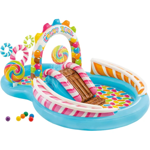 Детский игровой бассейн Intex Candy World 295x191x130 см Детский игровой бассейн Intex Candy World 295x191x130 см
