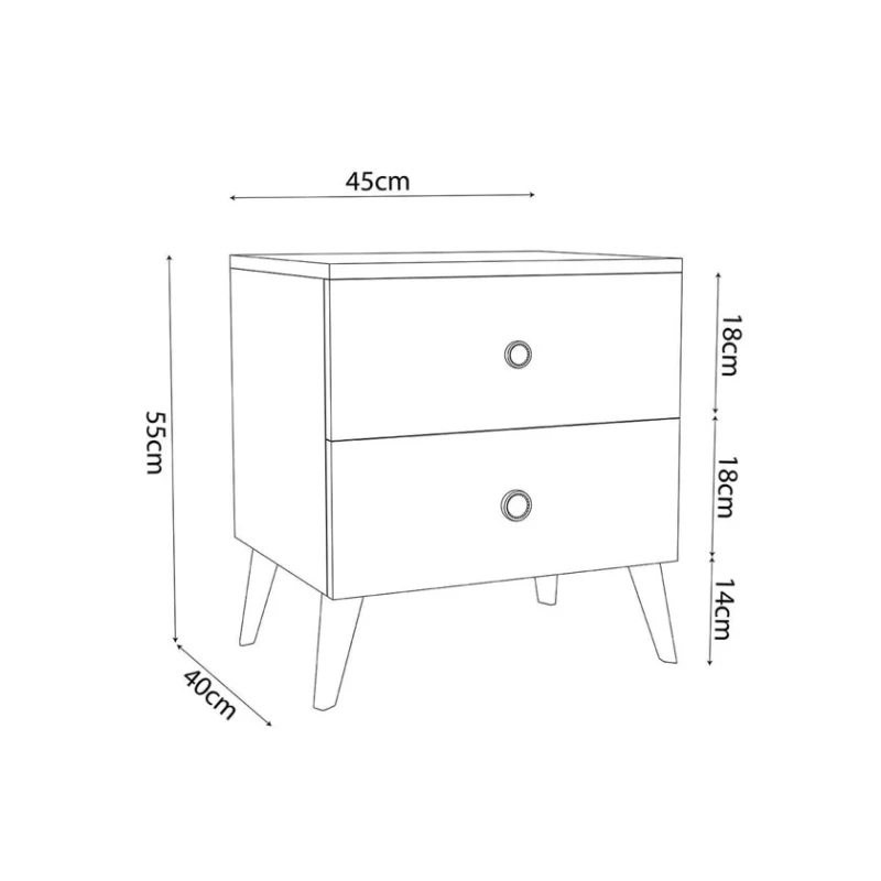 Тумба Ev Plus ev_12116290, ЛДСП, 55x45x55 см Тумба Ev Plus ev_12116290, ЛДСП, 55x45x55 см
