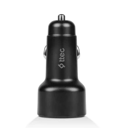 Сетевое зарядное устройство TTEC SmartCharger Duo PD 60W In Car Fast Charger USB-C+USB-C Сетевое зарядное устройство TTEC SmartCharger Duo PD 60W In Car Fast Charger USB-C+USB-C