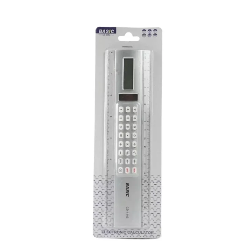 Линейка с калькулятором Basic CD-1143 Линейка с калькулятором Basic CD-1143