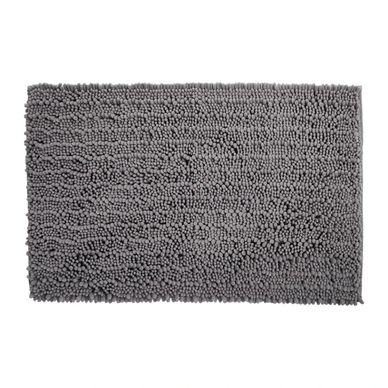 Коврик для ванной JYSK Rosvik, 50x80 sm, полиэстер/латекс, Grey Коврик для ванной JYSK Rosvik, 50x80 sm, полиэстер/латекс, Grey