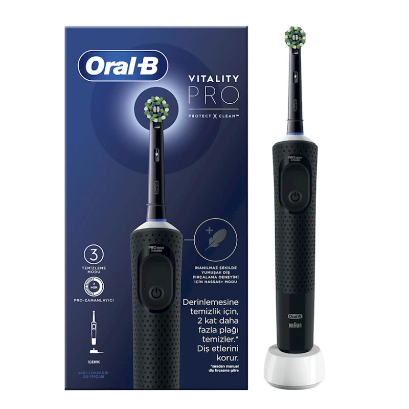 Электрическая зубная щетка Oral-B D103, черный (4210201427087)