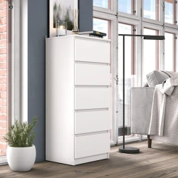 Комод Ev Plus, 110x40x50 см, ЛДСП, белый Комод Ev Plus, 110x40x50 см, ЛДСП, белый