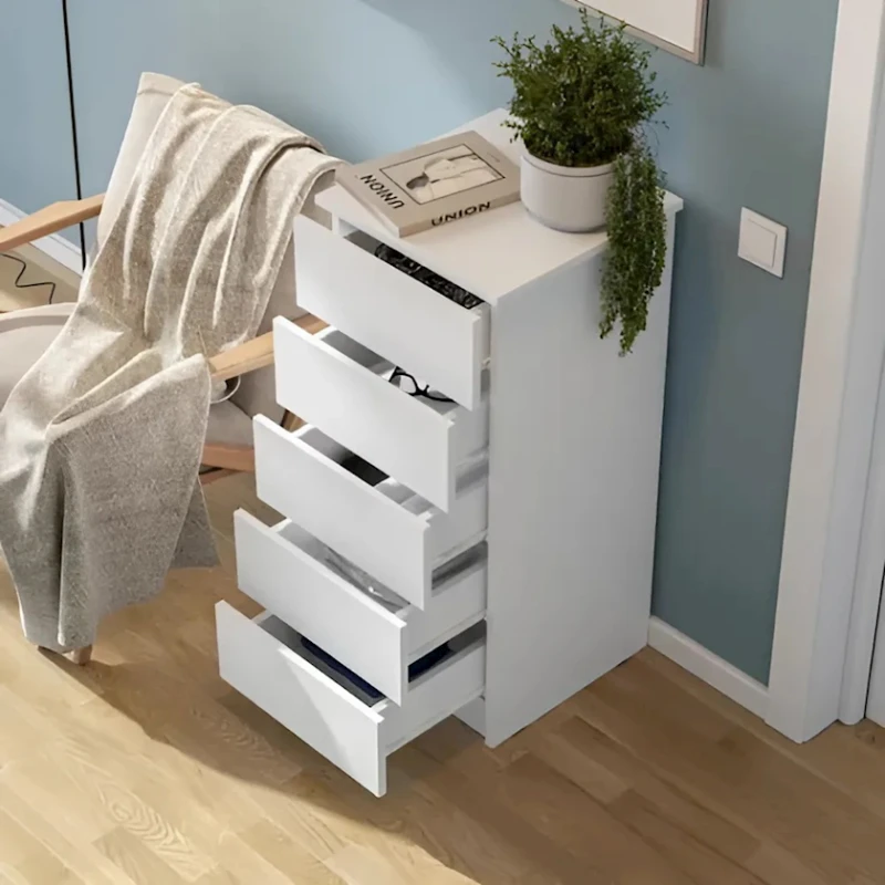 Комод Ev Plus, 110x40x50 см, ЛДСП, белый Комод Ev Plus, 110x40x50 см, ЛДСП, белый