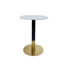 Masa Del Groups Gold 314, MDF/metal, ağ, 60 sm