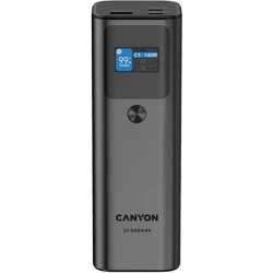 Внешний аккумулятор Canyon PB-2010 TFT 27000mAh PD140W Dark Grey (CNE-CPB2010DG)