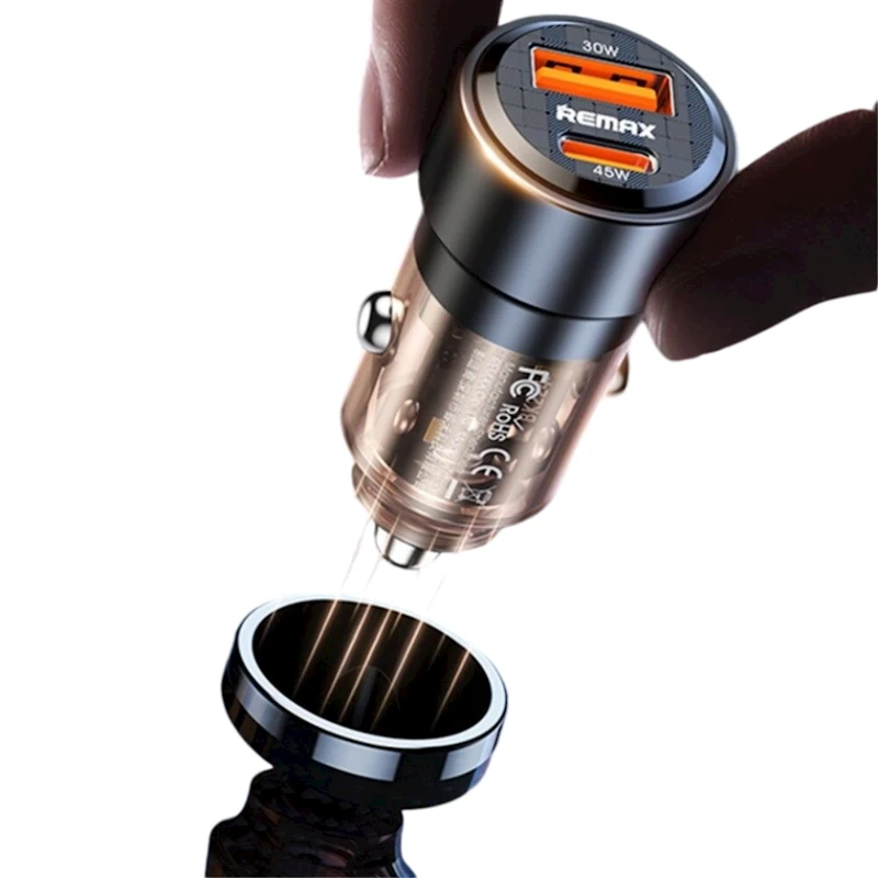 Автомобильное зарядное устройство Remax RCC360 Black Автомобильное зарядное устройство Remax RCC360 Black