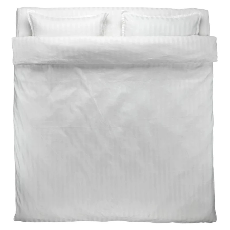 Комплект постельного белья JYSK Nell, пододеяльник 200x220, простыня 240x260, 2 наволочки 50x70, двуспальный, сатин, белый