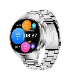 Смарт-часы Smart Watch GT4 Pro Silver + Silicon Strap 52-1071