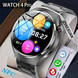 Смарт-часы Smart Watch GT4 Pro Silver + Silicon Strap 52-1071