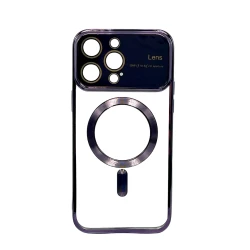 Чехол Auto Focus Magsafe для Apple iPhone 14 Pro Max Purple