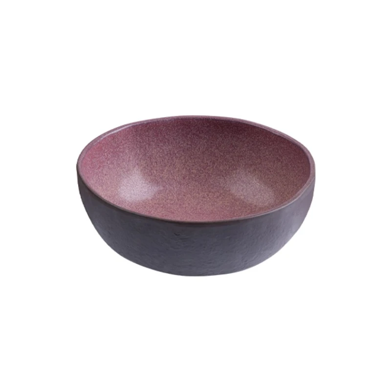 Миска ID-Fine Blush Sonnet, керамика, бордовая/черная, 1600 мл, 20 см